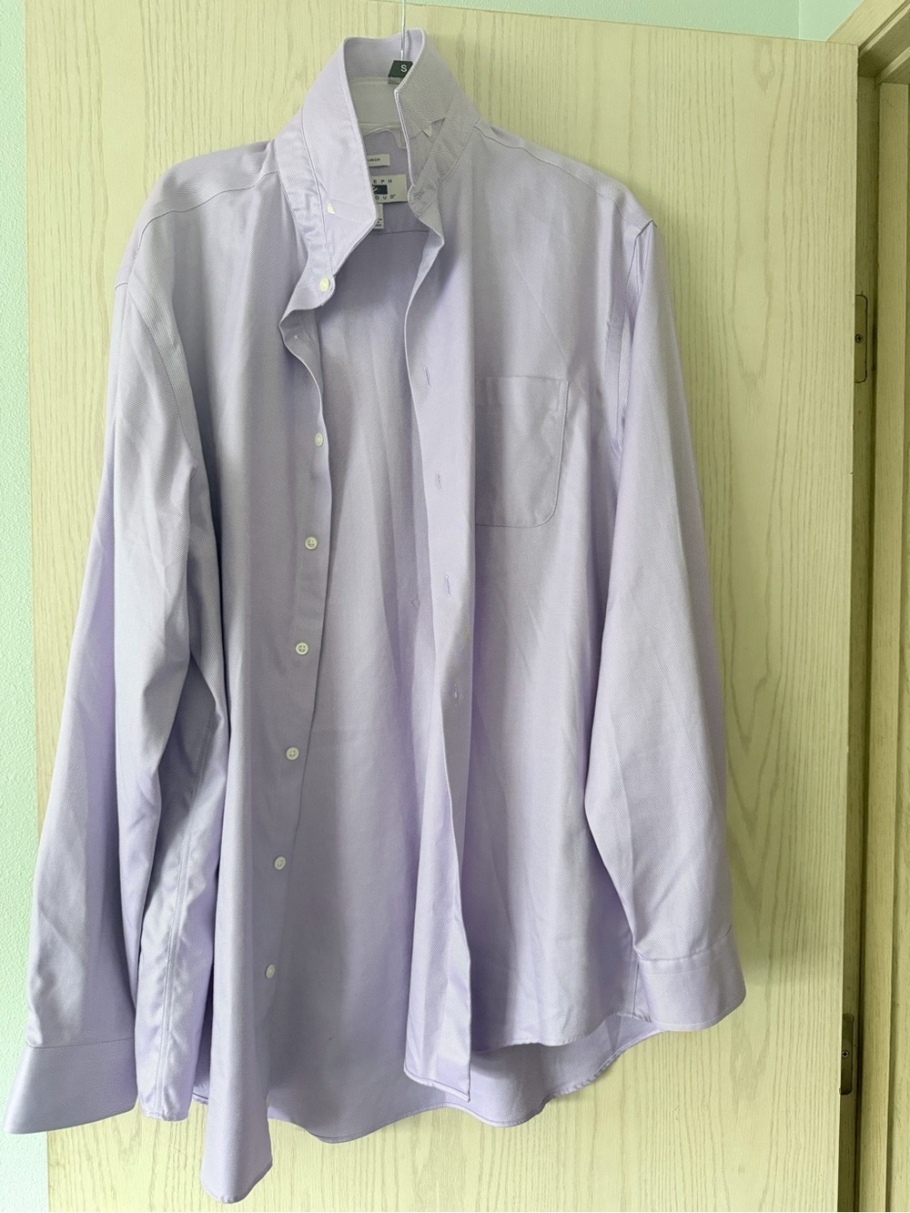 Joseph Abboud Lavender Button-Up Dress Shirt
